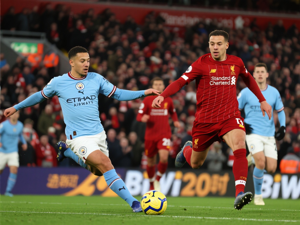 举个例子，英超联赛中的热门对决利物浦对阵曼城，不光