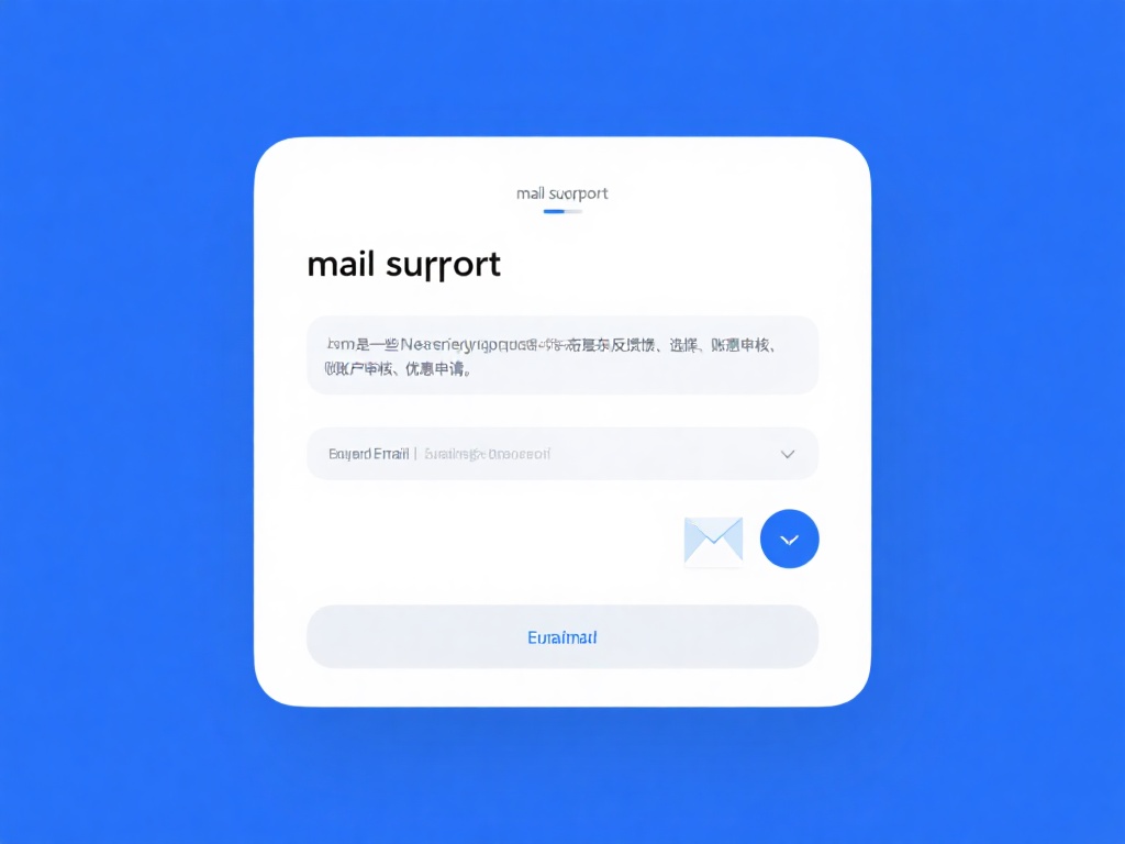 邮件支持功能
对于一些非紧急问题或较复杂的反馈，
